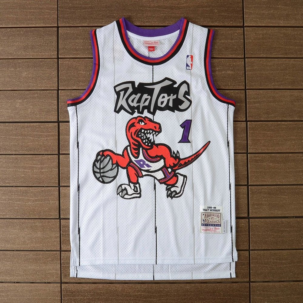 Nike Toronto Raptors #1 White Jersey - Tracy McGrady